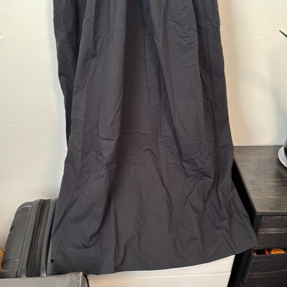 Madewell V-Neck Balloon-Sleeve Maxi Dress in Black - Picture 10 of 13